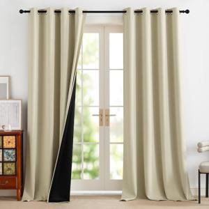 PONY DANCE Cortinas Salon 100% Opacas 140x245cm 2 Piezas,Co…