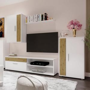 Homely - Mueble de Salón Modular Ibiza White | Conjunto 4 M…