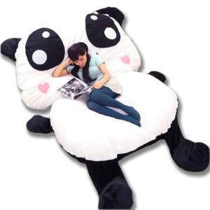 Panda Pandabed Cama 170 cm x 135 cm x 45 cm Puf Gigante Ult…