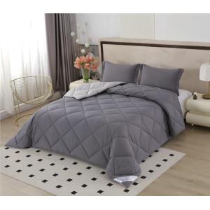 NORA HOME Edredon Cama 135 Gris Reversible. Nivel Térmico M…