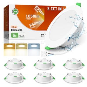 ALUSSO Downlight LED Techo Empotrable Regulable, 10W 1050LM…