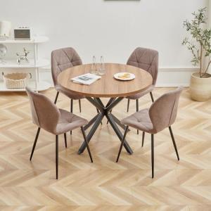 BenyLed Juego de Mesa y Sillas de Comedor, Mesa de Comedor…