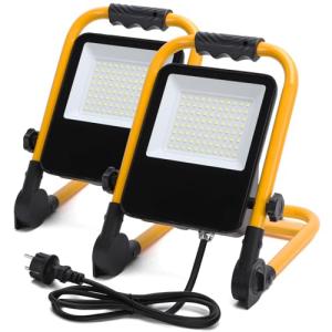 Aigostar Foco de Trabajo LED 50W 4500LM Foco LED Portátil c…