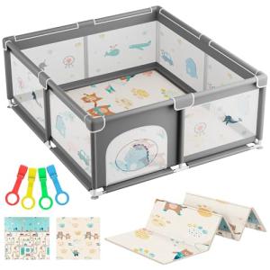 JUPPLIES Parque Infantil Bebe 120x120cm   Alfombra Bebe   5…