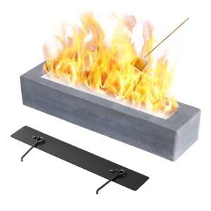 Chimenea de Bioetanol Mesa, KISKVV Chimenea para Fogatas en…