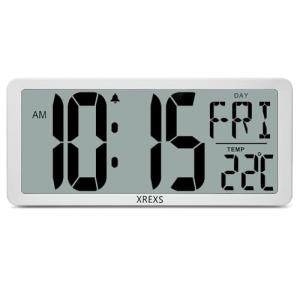 XREXS Reloj de Pared Digital con Pantalla LCD de 13,46" Rel…