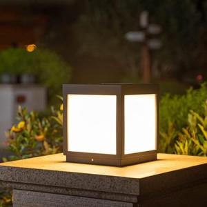 QEGY Luces de Poste Exteriores Moderno, LED Faros de Column…