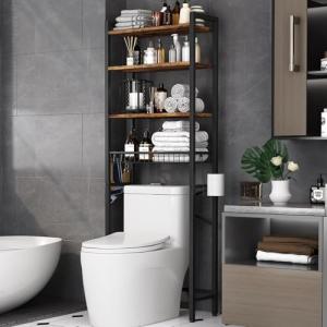 Kalrin Estante de Baño, Estante Multifuncional Ajustable de…