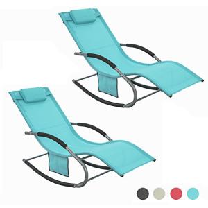 Set de 2 Tumbonas de Jardín Reclinables – Sillas Ergonómica…