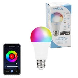 Domos - Bombilla Wifi Inteligente LED Luz de Colores de 10W…
