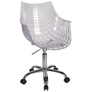 MOMMA HOME Silla de Oficina - Modelo Studio - Color Tranpar…