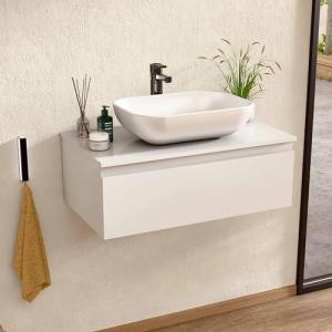 BELLOBATH - Mueble Baño Suspendido con Lavabo de Cerámica,…