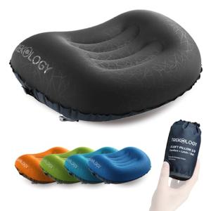 TREKOLOGY Almohada de Camping y Viaje Inflable Ultraligera…