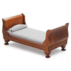 Odoria Miniatura Cama para Casa de Muñecas: 1/12 Escala Rop…