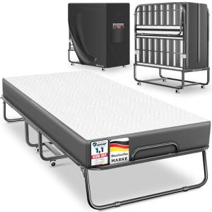 KESSER® Cama plegable de 200 x 90 cm para invitados, incluy…