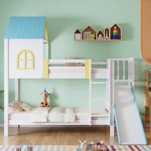 Moimhear Litera, cama de casa, cuna, cuna con techo y venta…