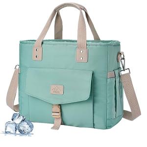 ZUMLLOMA Bolsa Térmica Porta Alimentos para Mujer, 18L Bols…