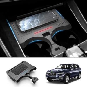 Cargador inalámbrico para automóvil para X5 G05 2019-2021 P…