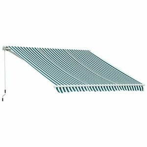 Outsunny Toldo Manual Plegable de Aluminio 295x250cm Toldo…