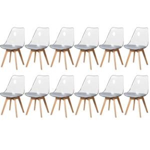 BenyLed Juego de 12 sillas de Comedor de Estilo escandinavo…
