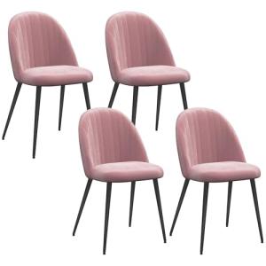 HOMCOM Pack de 4 Sillas de Comedor Modernas Sillas de Cocin…