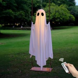 Decoraciones de Halloween al aire libre – 5 pies colgante g…