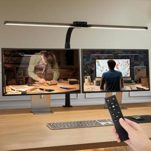 TONGLIN Lámpara Escritorio LED Regulable con Control Remoto…