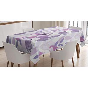 ABAKUHAUS Floral Mantele, Follaje de Hojas de Color púrpura…