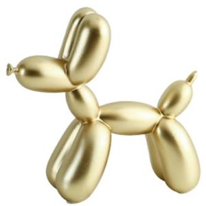 PIGPIGFLY Escultura de Perro Globo Creativo,Animales Estatu…