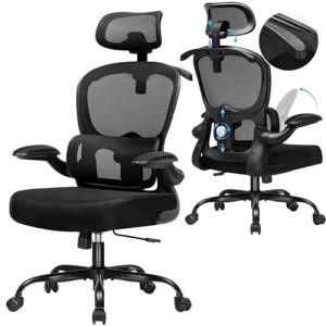 COMHOMA Silla de Oficina ergonómica, Silla de Escritorio co…