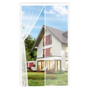 Auxmir Mosquitera Puerta Magnética, 90x210CM Ensanchada y E…