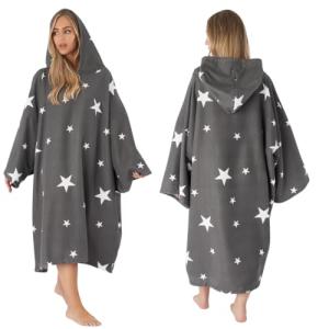 Dreamscene Toalla Poncho con Capucha para Adultos, de Gran…