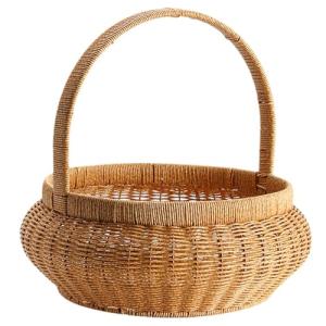 Kitchen Wicker Basket, Woven Storage Bin, imitación Rattan…