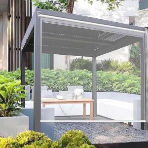 Genérico Persianas Enrollables PVC 0.5mm Transparentes Impe…