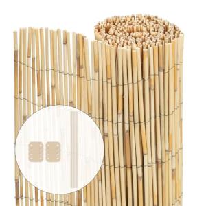 VOUNOT® Pantalla de Valla Caña Natural, Pantalla de Privaci…