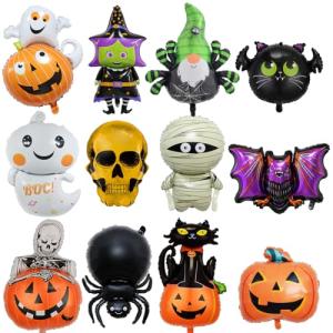 12 Piezas Globos de Halloween,Decoracion Globos XXL de cala…
