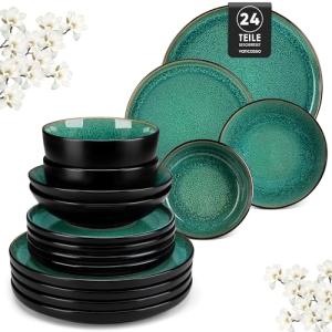 vancasso PLAYA Vajillas Completas 6 Personas, Platos Vajill…
