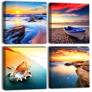 Artscope Lienzos Decorativos - Paisaje Costero Imágenes Est…
