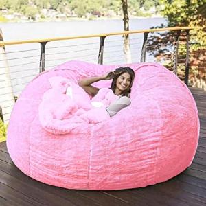 BELOF Bean Bag Funda para Silla Lazy Sofa Bed Cover Soft Fl…
