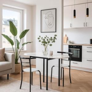 MOMMA HOME Conjunto Mesa de Cocina Extensible con 2 Sillas…