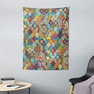 ABAKUHAUS Bohemio Tapiz de Pared y Cubrecama Suave, Gente A…