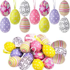 12 Piezas Adornos de Huevos de Pascua, Adornos Colgantes de…