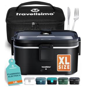TRAVELISIMO - Fiambrera Electrica Extra Grande 1,8L - Taper…