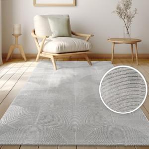 Paco Home Alfombra de Sala Pelo Corto, Motivo geométrico Ab…