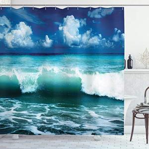 ABAKUHAUS Oceano Cortina de Baño, Las Olas Marino Caribe, M…