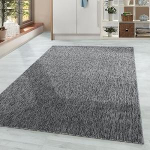 HomebyHome Alfombra Salon de Pelo Corto 160x230 cm Gris - A…