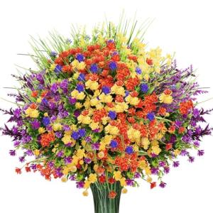 Hywean Homd 12 Piezas Flores Artificiales Decoracion, Flore…