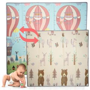 LITTLE BLISS,Alfombra Bebe Acolchada Plegable. 200x180cm, 1…