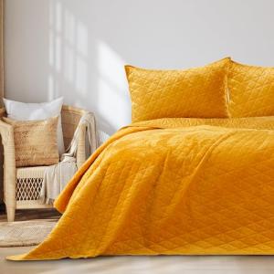 AmeliaHome Tagesdecke Colcha de Terciopelo, Poliéster, Lail…