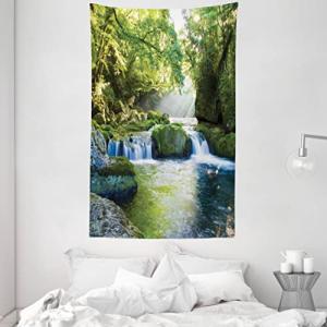 ABAKUHAUS Selva Tapiz de Pared y Cubrecama Suave, Follaje B…